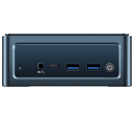 BMAX B9 Plus Mini PC, Intel Core i5-1235U 10 Cores Max 4.4GHz, 24GB LPDDR5 RAM 512GB SSD, DP+HDMI+Type-C 4K Triple Display, Support Dynamic HDR, WiFi 6 Bluetooth 5.2, 2*USB3.2, 2*USB2.0, 1*RJ45, 1*Headset Jack, Space Capsule Cooling System