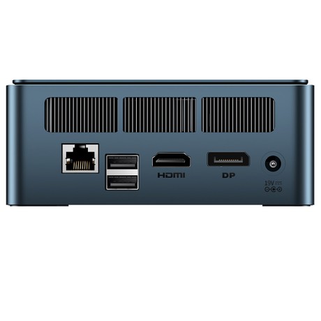 BMAX B9 Plus Mini PC, Intel Core i5-1235U 10 Cores Max 4.4GHz, 24GB LPDDR5 RAM 512GB SSD, DP+HDMI+Type-C 4K Triple Display, Support Dynamic HDR, WiFi 6 Bluetooth 5.2, 2*USB3.2, 2*USB2.0, 1*RJ45, 1*Headset Jack, Space Capsule Cooling System