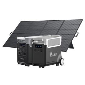 FOSSiBOT F3600 Pro Tragbare Powerstation + 1x LiFePO4 + 1x Solarpanel