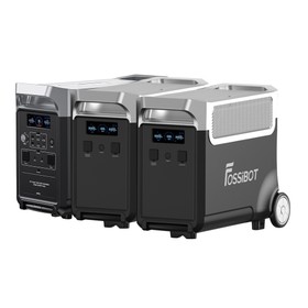 FOSSiBOT F3600 Pro Tragbare Powerstation+2xFB3840 Erweiterungsbatterie