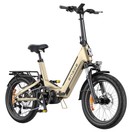 ENGWE L20 3.0 Pro Elektrofahrrad, 250W Motor, 48V 15Ah Akku, 20 x 3,0 Zoll Reifen, 160 km maximale Reichweite, hydraulische Bremse, Vollfederung, Shimano 7-Gang-Schaltung – Golden