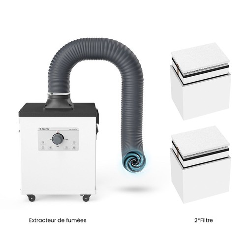 Mecpow P150 Purificateur de Fumée 150W + 2 Filtres