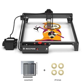 Mecpow X3 Pro 10W mit Laserbett Linsen