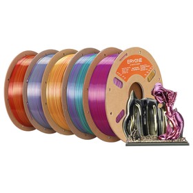 5kg ERYONE Filament PLA Soie Haute Vitesse 4 Couleurs Bundle 2