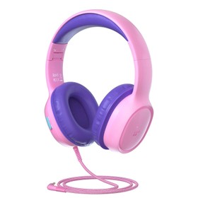 Tronsmart KH01 wired kids headphones pink purple