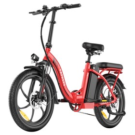 Fafrees F20+ Faltbares Elektrofahrrad, 250 W, 36 V, 20 Ah, Rot