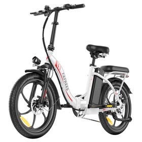 Fafrees F20+ Faltbares Elektrofahrrad, 250 W, 36 V, 20 Ah, Weiß