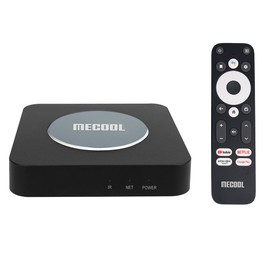 MECOOL KM2 PLUS Boîtier TV Android 11 4K certifié Netflix Amlogic S905X4-B 2 Go RAM 16 Go eMMC HDR 5G Wi-Fi SPDIF Dolby Audio