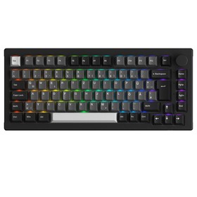 Akko Black & Silver 5075B Plus ISO Wireless Mechanical Keyboard