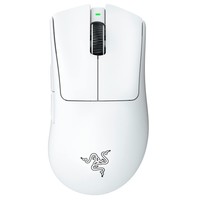 Razer DeathAdder V3 Pro Wireless Gaming Mouse, 30K DPI Optical Sensor, 8 Programmable Buttons, Up to 90 Hours Battery Life - White