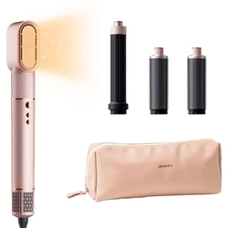 JIMMY HF9 3 in 1 Multi-hair Styler with Fast Drying, Curling and Fluffing, Three Adjustable Modes, ≤68dB Low Noise, with 1.8m Cable - Champagne