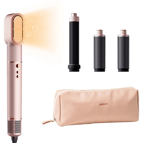 JIMMY HF9 3 in 1 Multi-hair Styler with Fast Drying, Curling and Fluffing, Three Adjustable Modes, ≤68dB Low Noise, with 1.8m Cable - Champagne