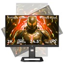 TITAN ARMY P2510S PLUS Écran de jeu 24.5 pouces écran IPS rapide 2560 x 1440 16:9 taux de rafraîchissement de 240 Hz HDR500