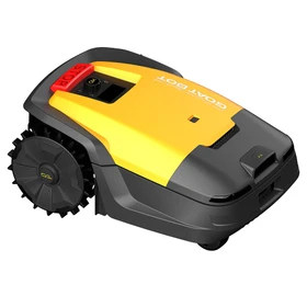 Goat Bot Unicut H1 Tondeuse à gazon robotisée sans fil jusqu'à 1 500 m² de grande surface, sans fil de délimitation, RTK+VSLAM pour une cartographie précise, évitement d'obstacles par IA, cartographie automatique par IA, contrôle par applicat - Jaune