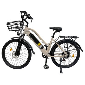 Orlms City 26 Elektrofahrrad 500W 48V 15Ah Creme Gelb