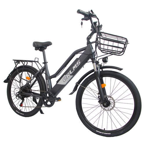 Orlms City 26 Elektrofahrrad 500W 48V 15Ah Grau