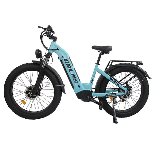 Στα €1,249.00 από αποθήκη Ευρώπης Geekbuying | Orlms MN-6 Electric Bike, 2*1000W Motor, 52V 23Ah Battery, 26 inch Tires, 62km/h Max Speed, 120km Max Range, Shimano 7-speed – Blue