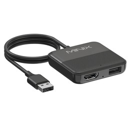 MINIX CA361 Plus Wireless CarPlay & Android Auto Adapter, Plug-and-Play HDMI Multimedia