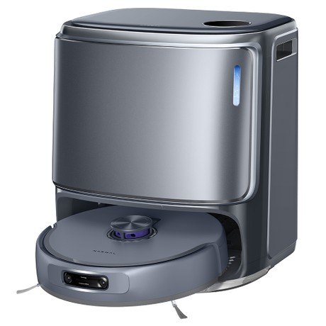 Narwal Freo Z10 Ultra Roboterstaubsauger mit Wischfunktion und Hebemopp, 18.000 Pa Saugleistung, AI Vision, EdgeReach-Moppverlängerung, verwicklungsfreie Bürste, 45–75 °C Heißwasserwäsche, All-in-One-Dock, Grau