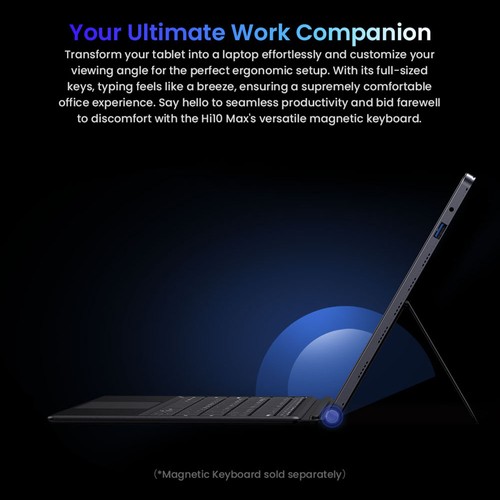 CHUWI Hi10 Max Tablet Keyboard Stylus 12GB+512GB