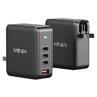 Coupon Geekbuying MINIX P165 GaN Wall Charger, 3*USB-C, 1*USB-A