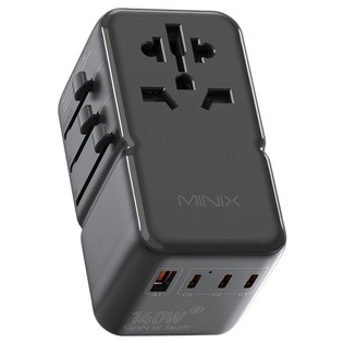 Coupon Geekbuying MINIX TP140 140W Universal Travel Adapter, 3*USB-C, 1*USB-A