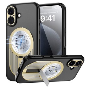 Magnetic Phone Case for iPhone 16 Golden