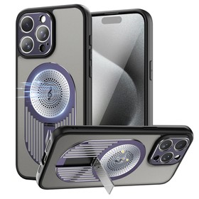 Magnetic Phone Case for iPhone 16 Pro Purple