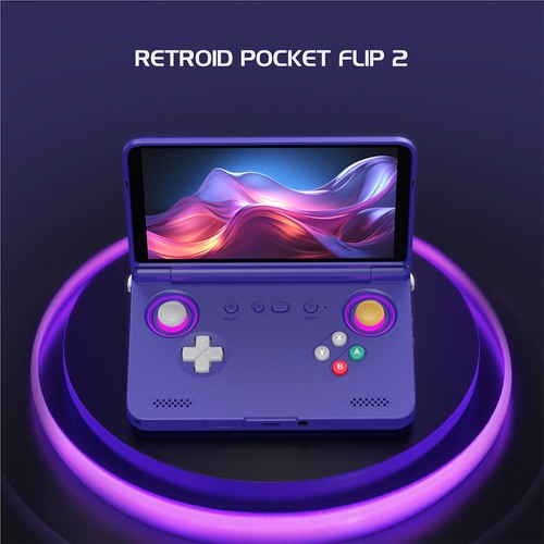 Retroid Pocket Flip 2 Game Console Green 8GB 128GB
