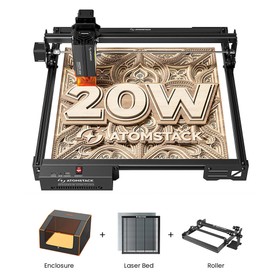 ATOMSTACK A20 Pro V2 20W Laser Roller Laser Bed Enclosure