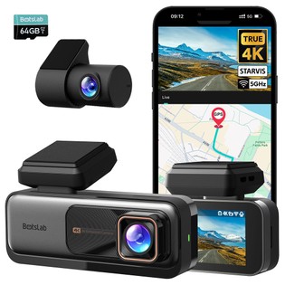 Botslab G980H 4K Dash Cam Front and Rear