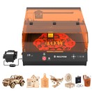 Mecpow X4 Pro 40W Découpeuse Laser Classe 1 FDA Caméra IA 30000mm/min 400*398mm