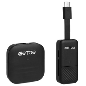 ETOE 1080P kettős vezeték nélküli HDMI adókészlet Airplay Miracasttal