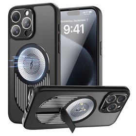 Magnetic Phone Case for iPhone 16 Pro Max Black