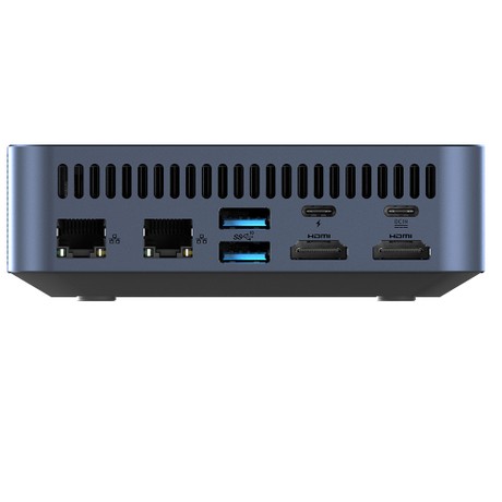 MINIX N512 Mini PC, Intel Core i5-12600H 12 Core Max 4.5GHz, 16GB DDR5 RAM 512GB SSD, 2*HDMI 1.4 (4K@30Hz) + Type-C Thunderbolt (8K@60Hz) Triple Display, WiFi 6 Bluetooth 5.2, 4*USB 3.2, 1*Full-featured Type-C, 1*1G RJ45, 1*2.5G RJ45, 1*Audio Jack