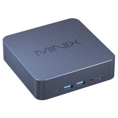 MINIX N512 Mini PC, Intel Core i5-12600H 12 Core Max 4.5GHz, 16GB DDR5 RAM 512GB SSD, 2*HDMI 1.4 (4K@30Hz) + Type-C Thunderbolt (8K@60Hz) Triple Display, WiFi 6 Bluetooth 5.2, 4*USB 3.2, 1*Full-featured Type-C, 1*1G RJ45, 1*2.5G RJ45, 1*Audio Jack