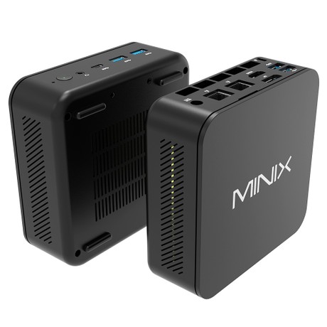 MINIX NGC NR660 Mini PC, AMD Ryzen 5 6600H 6 Cores Max 4.5GHz, 16GB RAM 512GB SSD, HDMI+DP+USB-C 4K@60Hz Triple Display, WiFi 6E Bluetooth 5.2, 3*USB 3.2 ,1*USB 2.0, 2*2.5G RJ45, 1*3.5mm Audio Jack, with VESA Mount