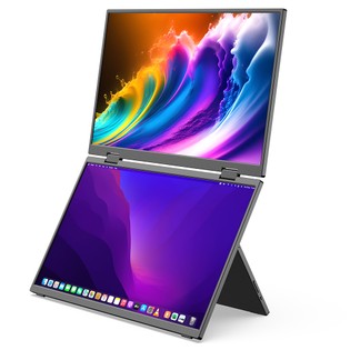 Coupon Geekbuying MINIX SF15 Foldable Portable Monitor, Dual 15.6 inch 1920*1080 IPS Screen, HDR, 178° Viewing Angle, Built-in Speakers