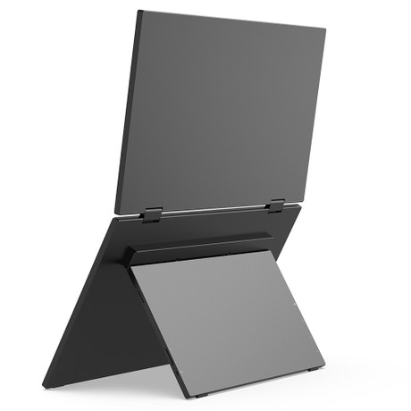 MINIX SF15 Foldable Portable Monitor, Dual 15.6 inch 1920*1080 IPS Screen, HDR, 178° Viewing Angle, Built-in Speakers