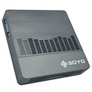 SOYO M2 Air Mini PC Intel N4000 2 cœurs 2.6 GHz max. 6 Go de RAM SSD 128 Go double écran HDMI+VGA Wi-Fi 5 Bluetooth 4.2