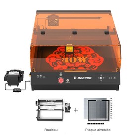Mecpow X4 Pro 40W Laser Rouleau rotatif Plateau laser