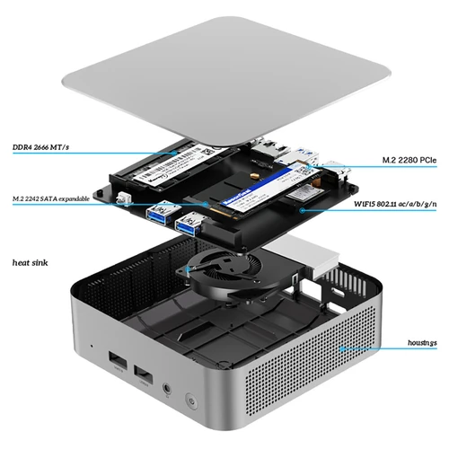 SOYO M4 Air Mini-PC Intel N95 16 GB + 512 GB