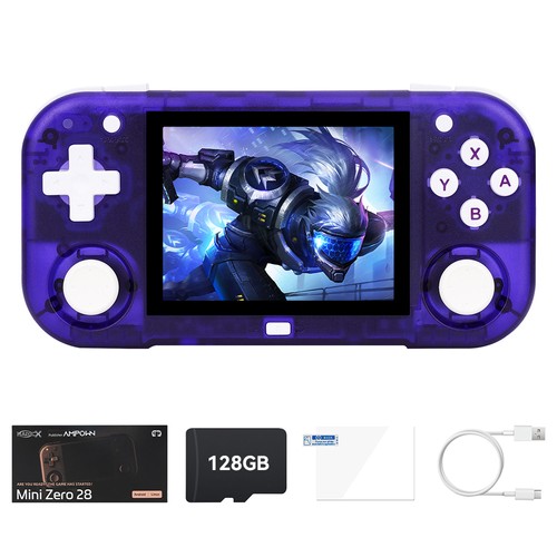 Magicx Mini Zero 28 V2 Retro Game Console 128GB Purple