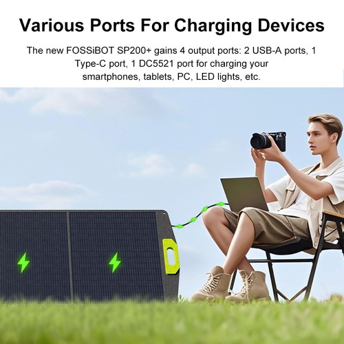 FOSSiBOT SP200 200W Foldable Solar Panel