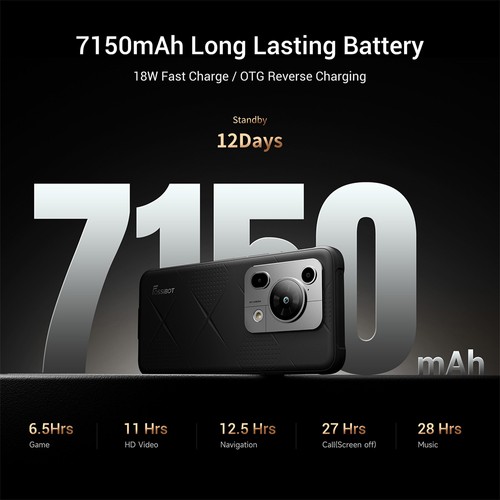 FOSSIBOT F112 Pro 5G 8+256 開封の新製品 FOSSiBOT F112 Pro 5G スマホ SIMフリー スマートフォン本体