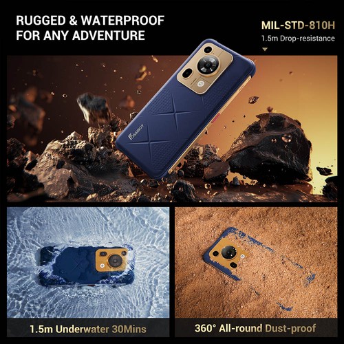 FOSSiBOT F112 Pro 5G Rugged Phone Black