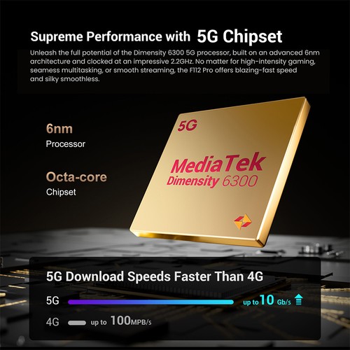 FOSSiBOT F112 Pro 5G Robustes Telefon Grün
