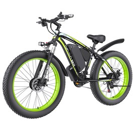 GOGOBEST GF700 Vélo électrique double moteur 2 x 500 W batterie 48 V 18.2 Ah pneus 26 x 4 pouces vitesse maximale 25 km/h