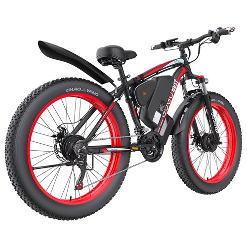 GOGOBEST GF700 Elcykel 2*500W 48V 18.2Ah Svart Röd