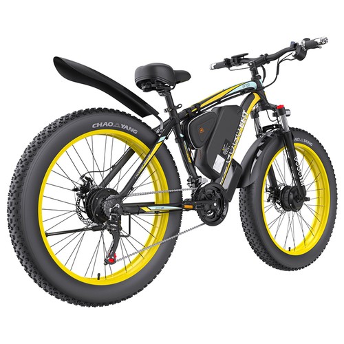 GOGOBEST GF700 Elcykel 2*500W 48V 18.2Ah Svart Gul
